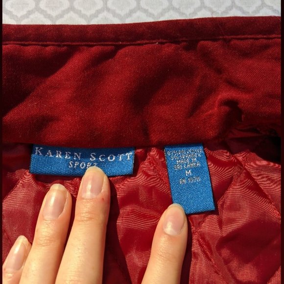 Karen Scott Quilted Vest - Picture 2 of 3